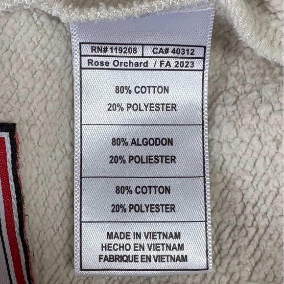 Mitchell & Ness Cream Ohio Sweatshirt Size 2XL EUC - Picture 6 of 8